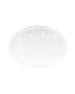 Eglo Frania Κλασική Μεταλλική Πλαφονιέρα Οροφής με Ενσωματωμένο LED σε Λευκό χρώμα 31cm 900363