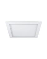 Eglo Padrogiano-Z Κλασική Μεταλλική Πλαφονιέρα Οροφής με Ενσωματωμένο LED σε Λευκό χρώμα 59.5cm 900484