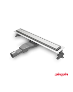 Κανάλι Ντους Γραμμικό Σιφώνι Flat Linear 60cm Wirquin Inox 304 FL600