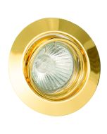 InLight Χωνευτό σποτ από χρυσό μέταλλο 1XGU10 D:9cm 43277-Χρυσό