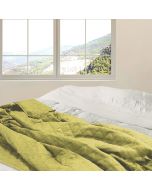 ΚΟΥΒΕΡΛΙ Cottage Simplicity ΜΟΥΣΤΑΡΔΙ MICROFIBER 220x240cm San Lorentzo 7093MUSTARD