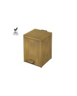 Χαρτοδοχείο 5lt 18x25*Y26,5 cm Bronze Mat Soft Closing Sanco Waste Bins 90677-M25