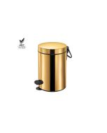 Χαρτοδοχείο 3lt Soft Closιng System Gold 24K Sanco Waste Bins 90689-A05