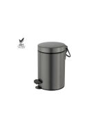 Χαρτοδοχείο 3lt Soft Closιng System Antracite Grained Sanco Waste Bins 90689-M118