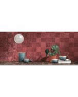 Πλακάκι Τοίχου 10*10 εκ. Γυαλιστερό Peronda Ceramicas Riad Glossy Red 