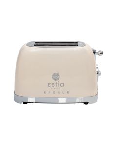 Φρυγανιέρα Retro Epoque 2 Θέσεων 815watt Κρεμ Estia Home 06-12151