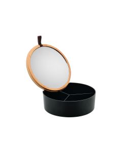 Κουτί Αποθήκευσης & Οργάνωσης με Καθρέπτη Estia Home Art Bamboo Essentials 02-15329