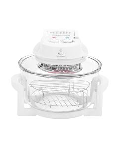 Φουρνάκι Ρομπότ Λευκό με Αντιστάσεις 1400w 12lt Estia Home Crystal Cook 06-16548