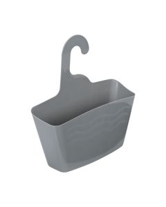 Θήκη Οργάνωσης Μπάνιου Κρεμαστή Γκρι 24x7x25cm Estia Home Art  02-25342