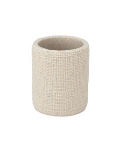 Ποτηράκι Μπάνιου Ρητίνη Μπέζ Estia Home Art Jute 02-25830