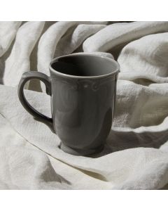 Κούπα Καφέ 340ml  Πορσελάνινη Ανάγλυφη Estia Home Art Athénée Grey 07-13745