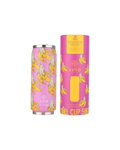 Θερμός 500ml Travel Cup Estia Home Art  Save the Aegean Banana Swirl 01-22815