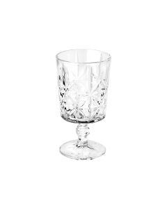 Ποτήρι Κρασιού Γυάλινο 182ml Σετ 6τμχ. Estia Home Art Hobstar 07-24048