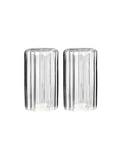 Δοχεία για Αλάτι & Πιπέρι Σετ 2τμχ.Γυάλινα Estia Home Art Allure 01-26363