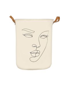 Καλάθι Απλύτων 60lt  40x40x50cm Πτυσσόμενο με Χερούλια Estia Home Art Line Art 02-26943