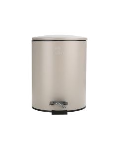 Χαρτοδοχείο Μπάνιου 5lt Soft Close Λευκό Estia Home Art Classic Taupe Mat  02-5580