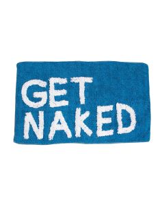 Ταπέτο Μπάνιου Βαμβακερό Μπλε 50x80εκ.Get Naked Estia Home Art 02-7263 