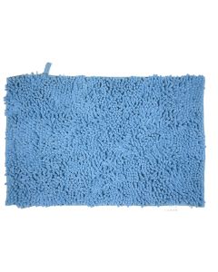 Ταπέτο Μπάνιου Μπλε 50x80 εκ.Velvet Blue Estia Home Art 02-7362