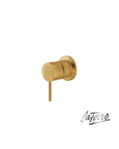 Μίκτης Εντοιχισμού 1 Εξόδου Elle316 La Torre Inox PVD Brushed Gold  35300-211