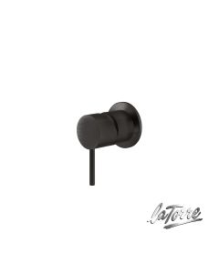 Μίκτης Εντοιχισμού 1 Εξόδου Elle316 La Torre Inox PVD Black Brushed  35300-411