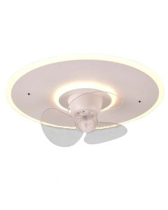 Ανεμιστήρας Οροφής White Mat 50cm Led 30w 2700-6500K 3500lm Trio Lighting Nybro R64133131