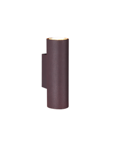 Marley Μοντέρνο Φωτιστικό Τοίχου με Ντουί GU10 σε Καφέ Χρώμα Πλάτους 18cm Trio Lighting 212400224