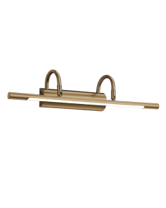 Φωτιστικό Τοίχου L48cm Led 8w 3000K 900lm Old Brass Trio Lighting Cuadro 225210104