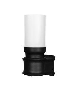 Επιτοίχιο εξωτερικό φωτιστικό πλαστικό D-272 BLACK Heronia 32-0095