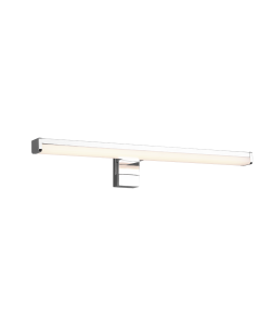 Φωτιστικό Μπάνιου Επίτοιχο IP44 L40cm LED 7,4w 3000K 900lm Chrome Trio Lighting Lino 284114006