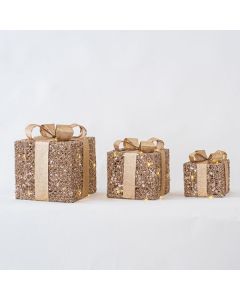 ΦΩΤΙΖΟΜΕΝΑ ΔΩΡΑ, ΣΑΜΠΑΝΙ, 15-20-25cm Eurolamp 600-45621