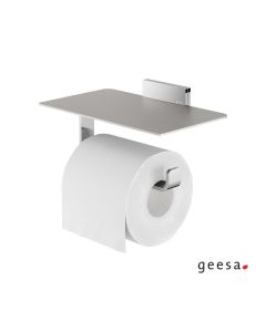 Χαρτοθήκη με Εταζέρα 19x11,6 εκ. CRAFT Geesa INOX Chrome  1524-110