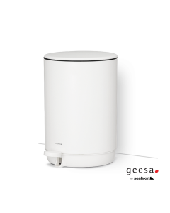 Χαρτοδοχείο Επιδαπέδιο 5l Geesa White Matt  800065-300