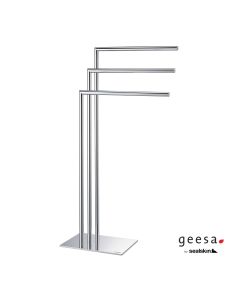 Πετσετοκρεμάστρα Τριπλή Επιδαπέδια Sealskin Geesa Chrome  800202-100