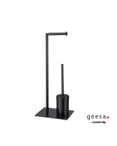 Χαρτοθήκη Επιδαπέδια με Πιγκάλ Sealskin Geesa Black  800203-400
