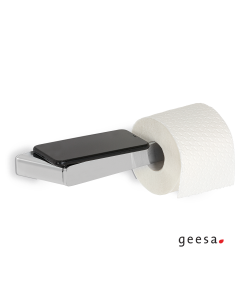 Χαρτοθήκη με Εταζέρα Shift Geesa Chrome  9924