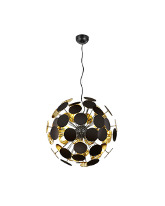 Discalgo Μοντέρνο Κρεμαστό Φωτιστικό Μονόφωτο με Ντουί E14 σε Μαύρο Χρώμα Trio Lighting 309900632