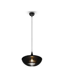 Colino Μοντέρνο Κρεμαστό Φωτιστικό Μονόφωτο με Ντουί E27 σε Μαύρο Χρώμα Trio Lighting 315900132