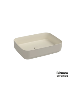 Νιπτήρας Πορσελάνης Επιτραπέζιος 50x36εκ. Ivory Matt Bianco Ceramica Punto 34050-311