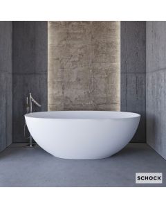 Μπανιέρα Ελεύθερης Τοποθέτησης VISTA Freestanding 160x70, SCHOCK White Matt  VIS16070-301