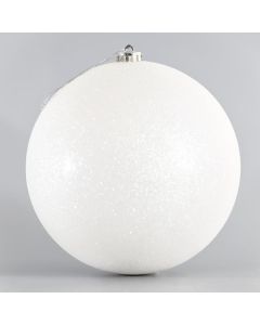 ΜΠΑΛΑ ΠΛΑΣΤΙΚΗ, ΛΕΥΚΗ ΜΕ GLITTER, ΣΕΤ 2ΤΜΧ, 20cm 600-42623