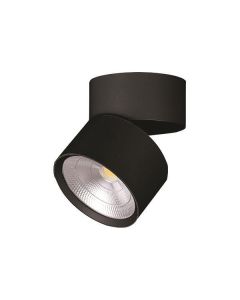 ΦΩΤΙΣΤΙΚΟ ΟΡΟΦΗΣ ΚΙΝΗΤΟ ΚΥΛΙΝΔΡΟΣ LED 15W 4000K ΜΑΥΡΟ PLUS Eurolamp 145-25207