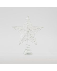 ΚΟΡΥΦΗ ΔΕΝΤΡΟΥ, ΛΕΥΚΗ, ΠΛΕΓΜΑ, 20x25cm Eurolamp 600-45644