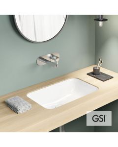 Νιπτήρας Πορσελάνης Pura Υποκαθήμενος50x35 GSI White  7247-300