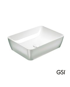 Νιπτήρας Πορσελάνης Sand 50x38 GSI Platinum/White  9037-430300