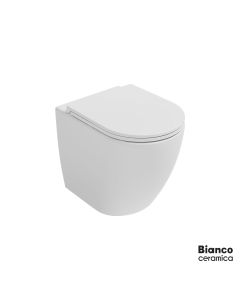 Λεκάνη Υψηλής Πίεσης LENTA/52 Rimless με κάλυμμα Soft Close MS33C, Bianco Ceramica White  380300C-300