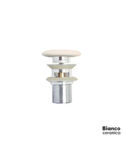 Βαλβίδα Νιπτήρα Χωρίς Υπερχείλιση Clic Clac Bianco Ceramica Ivory TP01-311