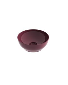 Νιπτήρας Πορσελάνη Επιτραπέζιος Ø38xY14,4 cm Olympia Trend Round 02 Aubergine Glossy Orabella 60128