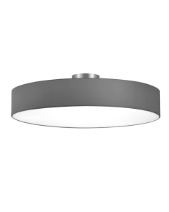 Πλαφονιέρα Οροφής Υφασμάτινη Γκρι 65xH17cm  5xE27 Trio Lighting Hotel 603900511