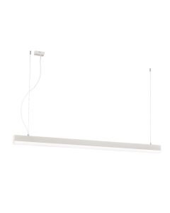 Κρεμαστό Γραμμικό Ράγα 1500x36xH1200mm Led 40w 4400lm 3000K 170° 240-240V Λευκό Viokef Aria 3911-0018-3-W-N 