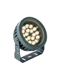 Προβολέας Εξ.Χώρου IP66 Led 18w 1980lm 3000K Beam Angle 25° D80xH:225mm Αλουμίνιο Ανθρακί Viokef Ermis 4205200